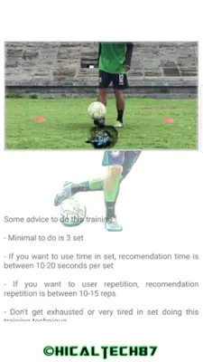 Soccer Footwork Training android App screenshot 0